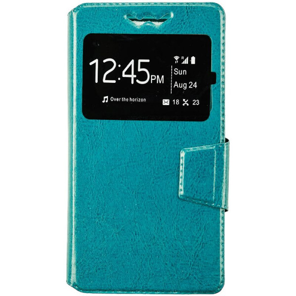 

Чехол-книжка TOTO Book Silicone Slide Universal Cover With Window 4.8'-5.3' Light Blue