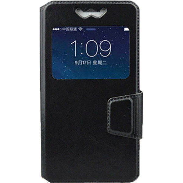 

Чехол-книжка TOTO Book Silicone Slide Universal Cover With Window 5.6'-6.0' Black
