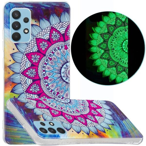 

Силиконовый (TPU) чехол Deexe LumiCase для Samsung Galaxy A32 (А325) - Mandala Flower