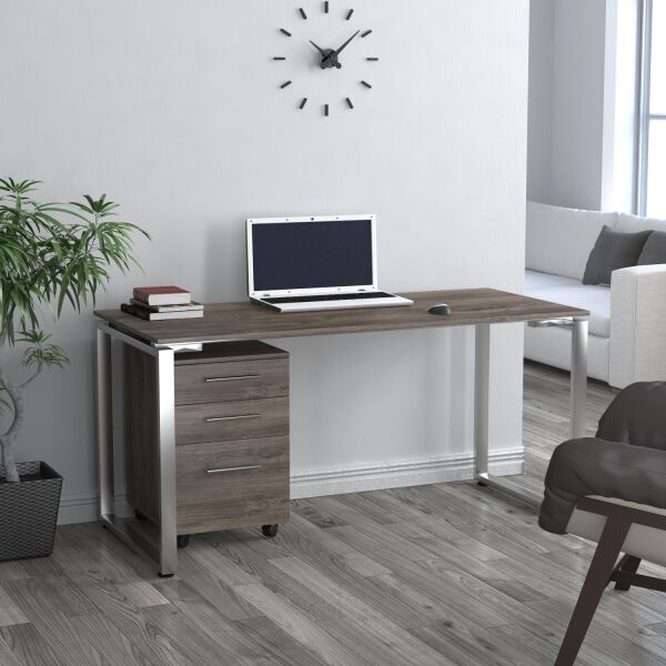 

Письменный стол Loft design Q-160 Дуб Палена Столешница 16 мм