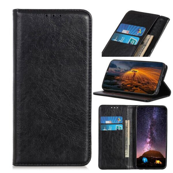 

Чехол-книжка Deexe Wallet Case для OPPO A74 - Black