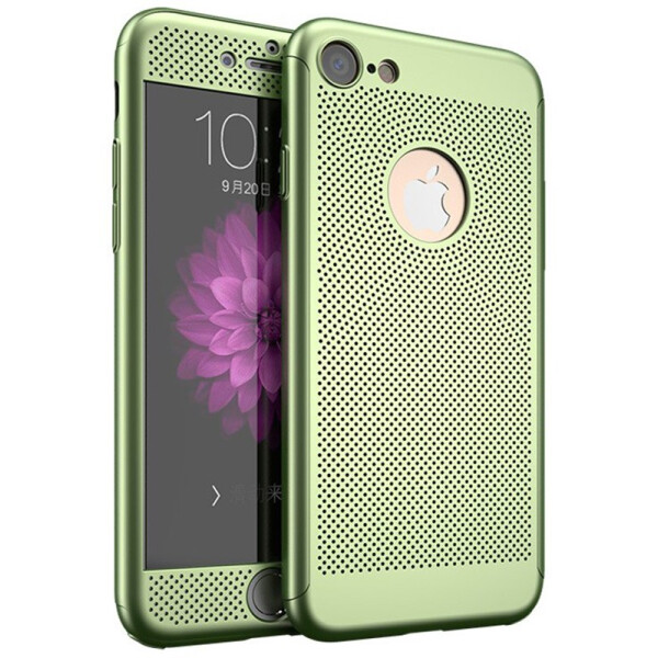 

Чехол-накладка Ipaky 360 Mesh PC Heat Dissipation cover case 3 in 1 iPhone 6/6S Green