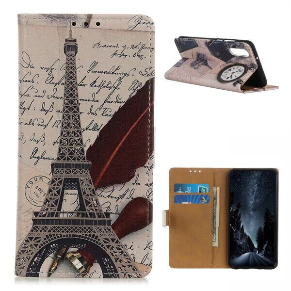 

Чехол Deexe Life Style Wallet для Samsung Galaxy A02 (A022) - Tower and Letters