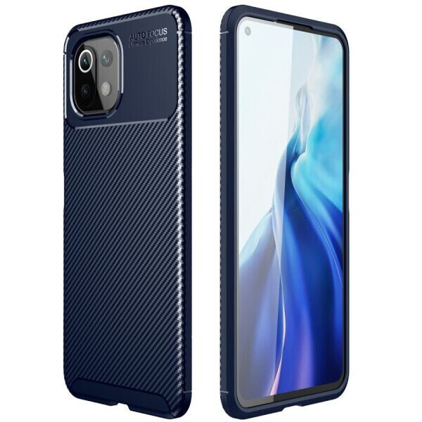 

Защитный чехол Deexe Fusion для Xiaomi Mi 11 Lite - Blue