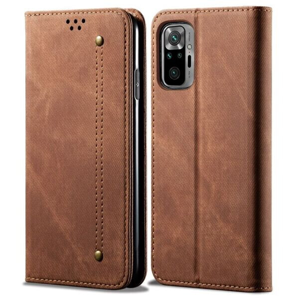 

Чехол-книжка UniCase Jeans Wallet для Xiaomi Redmi Note 10 Pro - Red