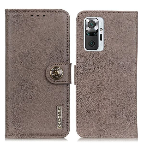 

Чехол-книжка KHAZNEH Wallet Cover для Xiaomi Redmi Note 10 Pro - Grey