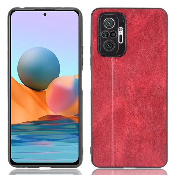 

Защитный чехол UniCase Leather Series для Xiaomi Redmi Note 10 Pro - Red