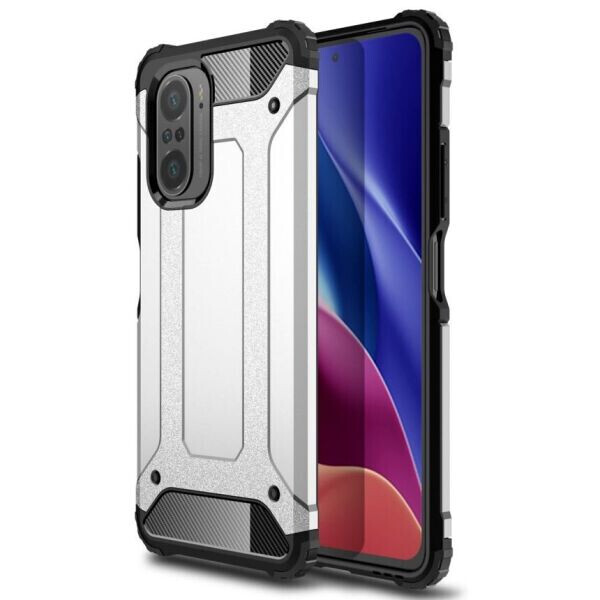

Защитный чехол UniCase Rugged Guard для Xiaomi Redmi K40 / K40 Pro / Mi 11i / Poco F3 - Silver