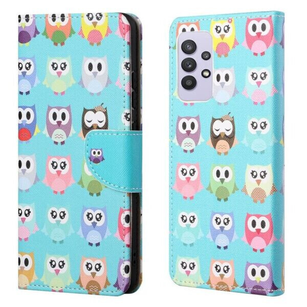 

Чехол-книжка Deexe Color Wallet для Samsung Galaxy A32 (А325) - Owls
