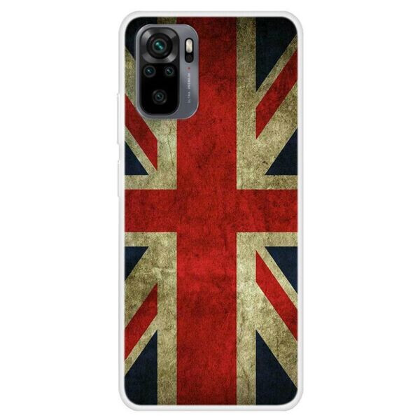 

Силиконовый (TPU) чехол Deexe Life Style для Xiaomi Redmi Note 10 / Note 10s - Flag Element
