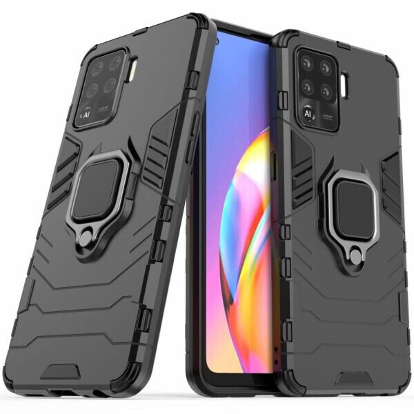 

Защитный чехол Deexe Hybrid Case для OPPO Reno 5 Lite - Black