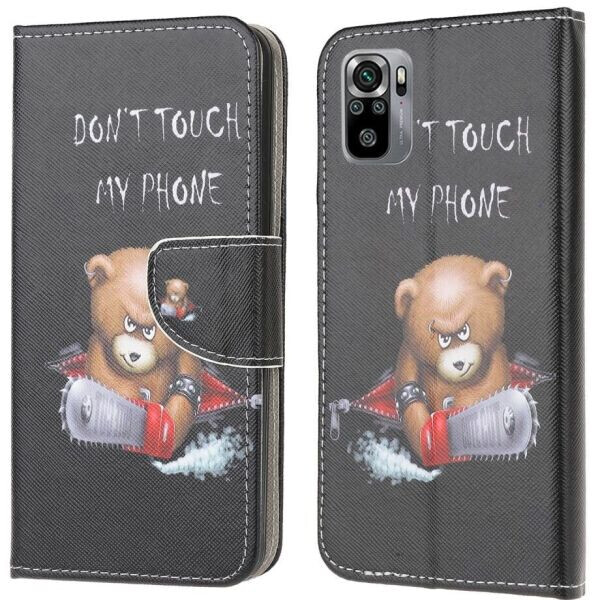 

Чехол-книжка Deexe Color Wallet для Xiaomi Redmi Note 10 / Note 10s - Bear