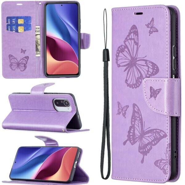 

Чехол UniCase Butterfly Pattern для Xiaomi Poco F3 / Redmi K40 / Redmi K40 Pro / Mi 11i - Purple