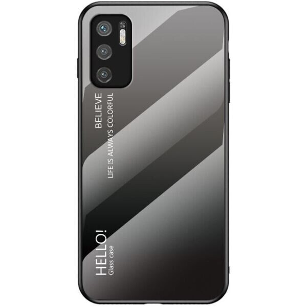 

Защитный чехол Deexe Gradient Color для Xiaomi Redmi Note 10 5G / Poco M3 Pro - Black / Grey