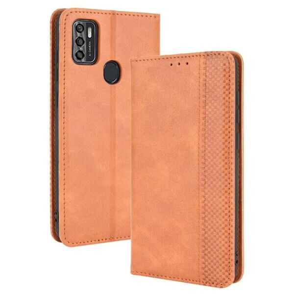 

Чехол Deexe Retro Style для ZTE Blade A7s - Brown