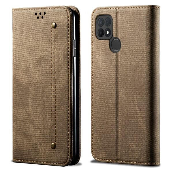 

Чехол-книжка UniCase Jeans Wallet для OPPO A15 / A15s - Khaki