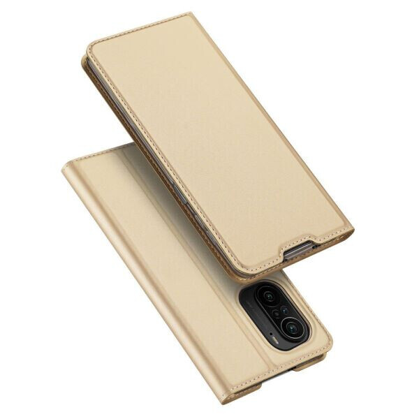 

Чехол-книжка DUX DUCIS Skin Pro для Xiaomi Poco F3 / Redmi K40 / Redmi K40 Pro / Mi 11i - Gold