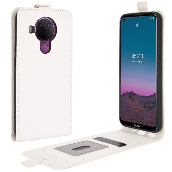 

Чехол Deexe Flip Case для Nokia 5.4 - White