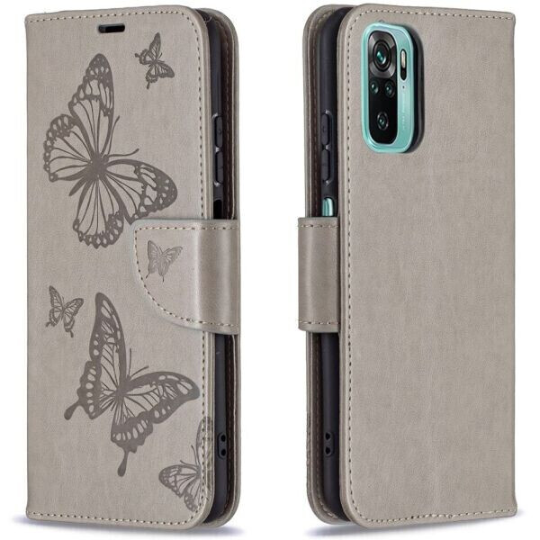 

Чехол UniCase Butterfly Pattern для Xiaomi Redmi Note 10 / Note 10s - Grey