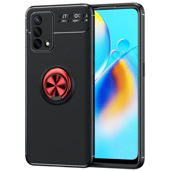 

Защитный чехол UniCase Magnetic Ring для OPPO A74 - Black / Red