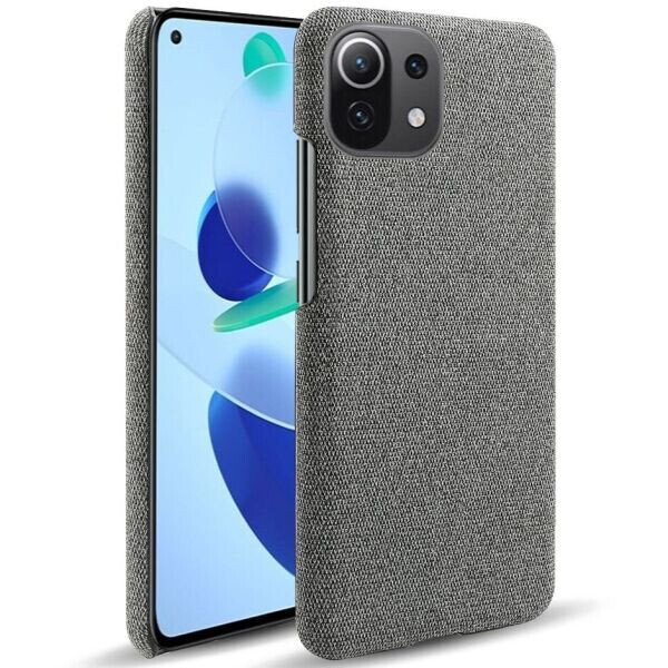 

Защитный чехол KSQ Cloth Style для Xiaomi Mi 11 Lite - Dark Grey