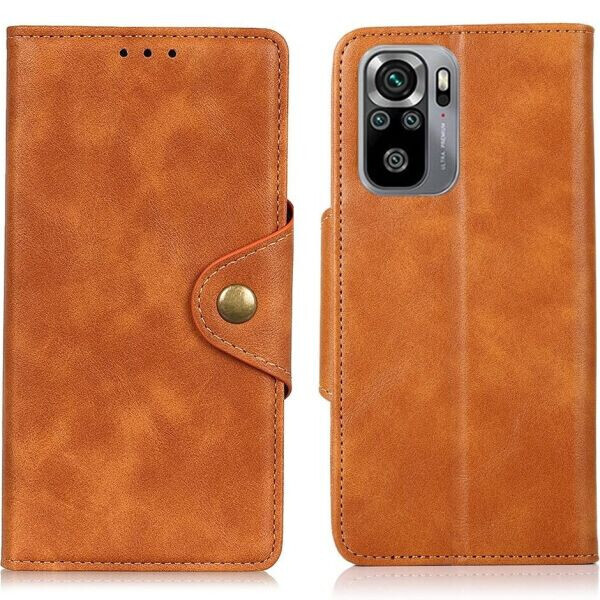 

Чехол UniCase Vintage Wallet для Xiaomi Redmi Note 10 / Note 10s - Brown