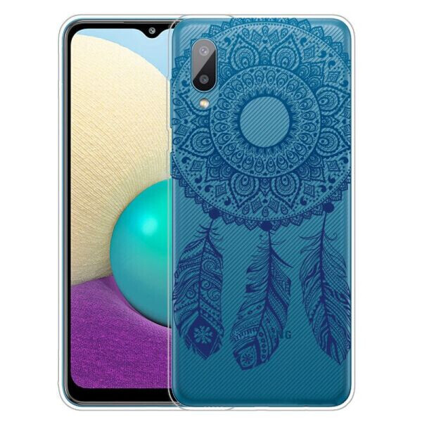 

Силиконовый (TPU) чехол Deexe Pretty Glossy для Samsung Galaxy A02 (A022) / M02 - Dream Catcher