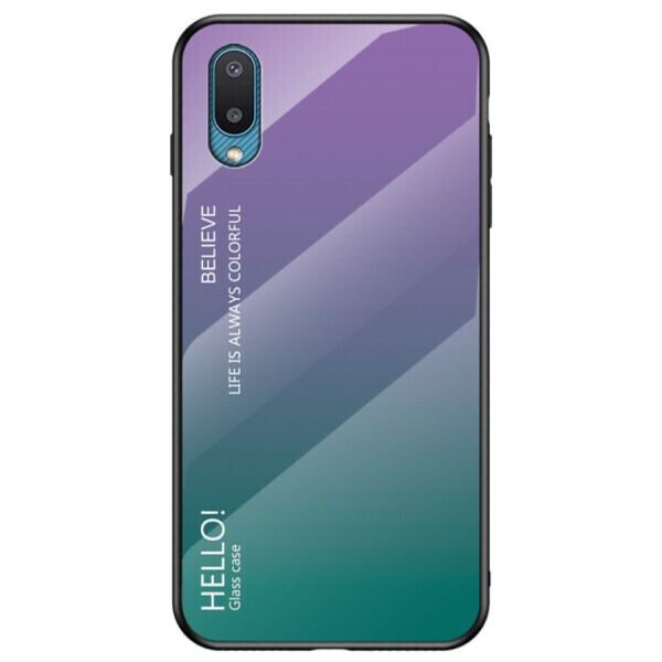 

Защитный чехол Deexe Gradient Color для Samsung Galaxy A02 (A022) - Purple / Green