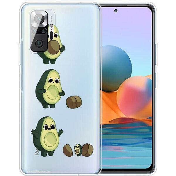 

Силиконовый (TPU) чехол Deexe Pretty Glossy для Xiaomi Redmi Note 10 Pro - Avocado