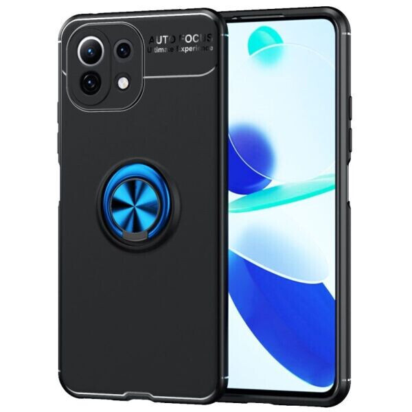 

Защитный чехол UniCase Magnetic Ring для Xiaomi Mi 11 Lite - Black / Blue