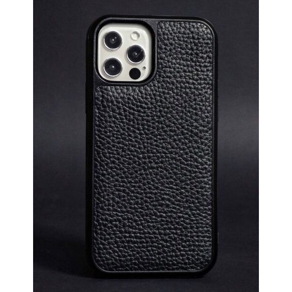 

Кожаный чехол LIMITED Classic Skin для Apple iPhone 12 Pro Max - Black