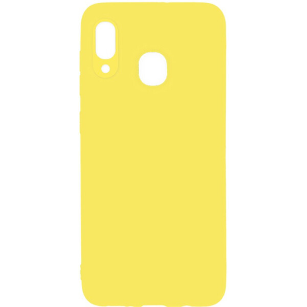 

Чехол-накладка TOTO 1mm Matt TPU Case Samsung Galaxy A20/A30 Yellow