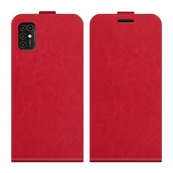 

Чехол Deexe Flip Case для ZTE Blade V2020 Smart - Red
