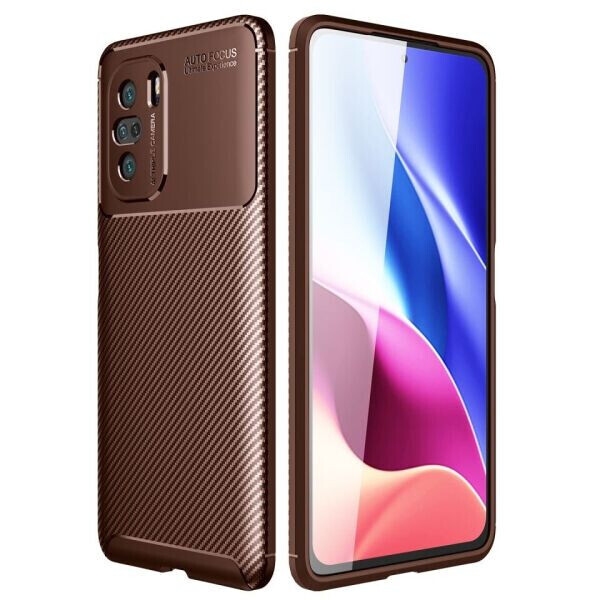 

Защитный чехол Deexe Fusion для Xiaomi Redmi K40 / K40 Pro / Mi 11i / Poco F3 - Brown