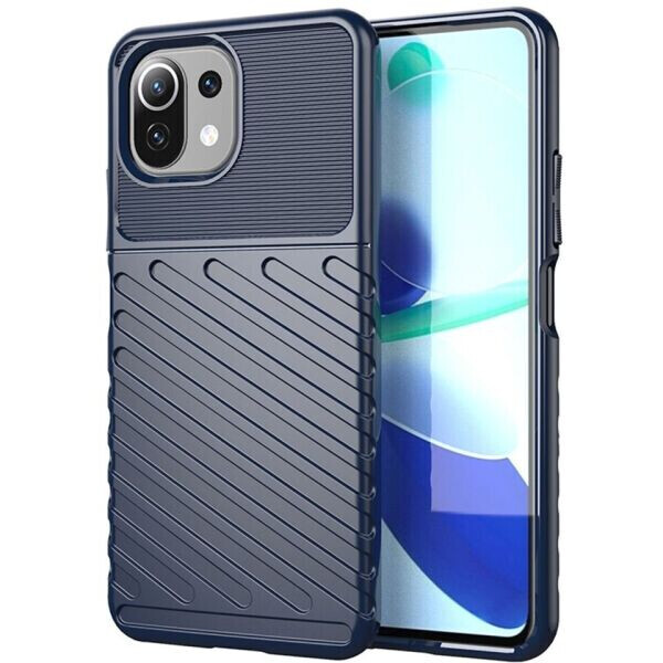 

Защитный чехол Deexe Thunder Series для Xiaomi Mi 11 Lite - Blue