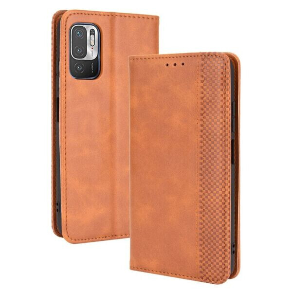 

Чехол Deexe Retro Style для Xiaomi Redmi Note 10 5G / Poco M3 Pro - Brown