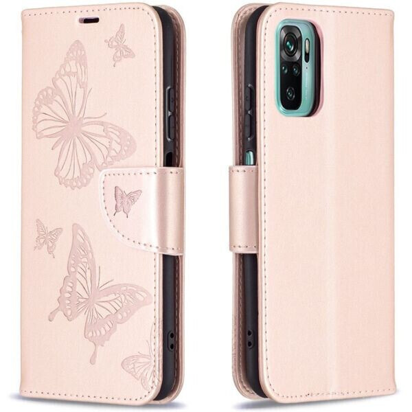 

Чехол UniCase Butterfly Pattern для Xiaomi Redmi Note 10 / Note 10s - Pink