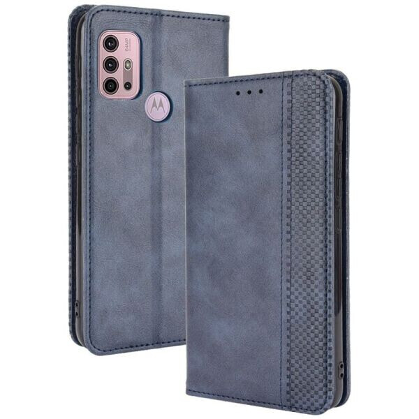 

Чехол Deexe Retro Wallet для Motorola Moto G10 / G30 - Grey