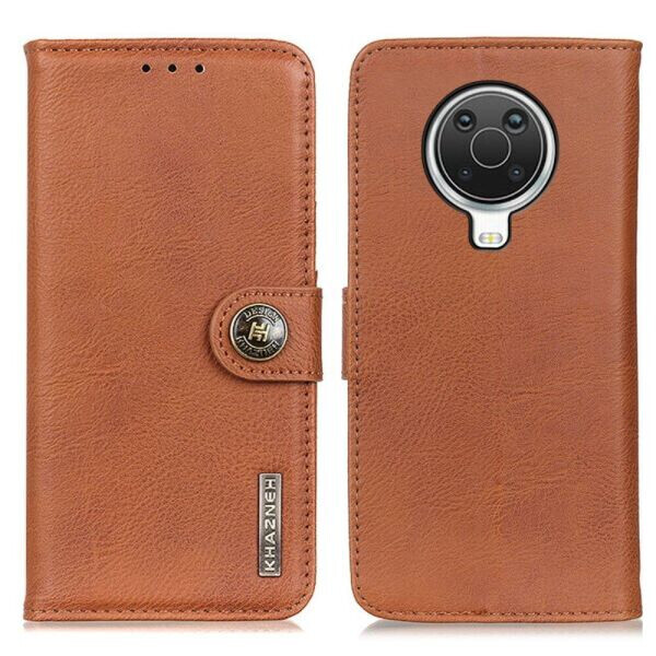

Чехол-книжка KHAZNEH Wallet Cover для Nokia G10 / G20 - Brown