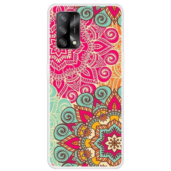 

Силиконовый (TPU) чехол Deexe Life Style для OPPO A74 - Colorful Flower