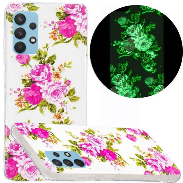 

Силиконовый (TPU) чехол Deexe LumiCase для Samsung Galaxy A32 (А325) - Rose