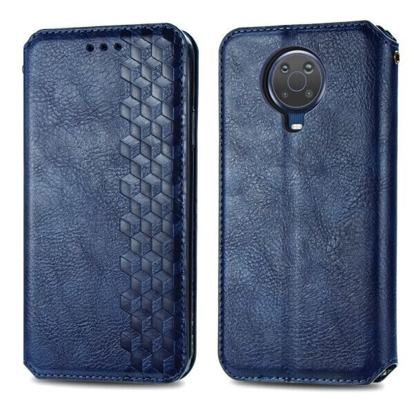 

Чехол Deexe Rhombus Wallet для Nokia G10 / G20 - Blue
