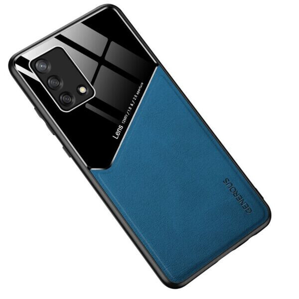 

Защитный чехол Deexe Magnetic Leather Cover для OPPO A74 - Blue