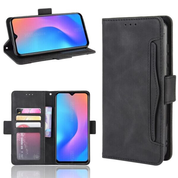 

Чехол Deexe Wallet Stand для BlackView A60 Pro - Black