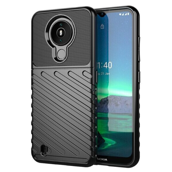 

Защитный чехол Deexe Thunder Series для Nokia 1.4 - Black