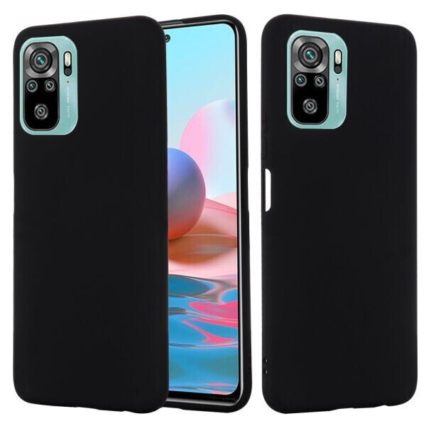 

Защитный чехол Deexe Silicone Case для Xiaomi Redmi Note 10 / Note 10s - Black