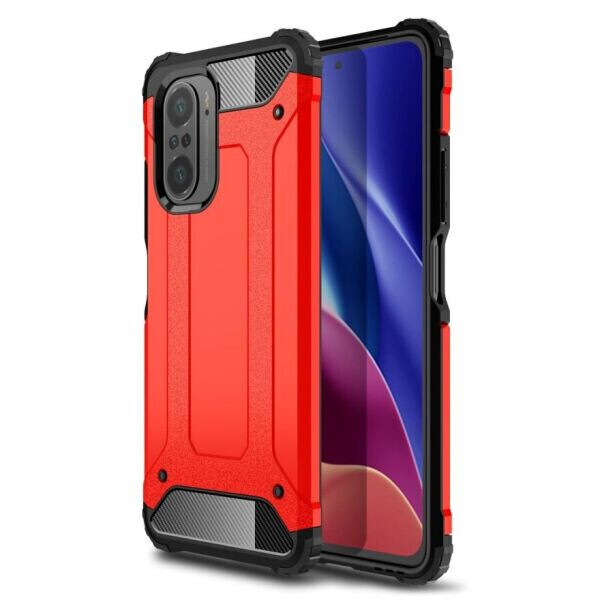 

Защитный чехол UniCase Rugged Guard для Xiaomi Redmi K40 / K40 Pro / Mi 11i / Poco F3 - Red