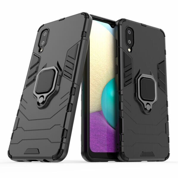 

Защитный чехол Deexe Hybrid Case для Samsung Galaxy A02 (A022) - Black