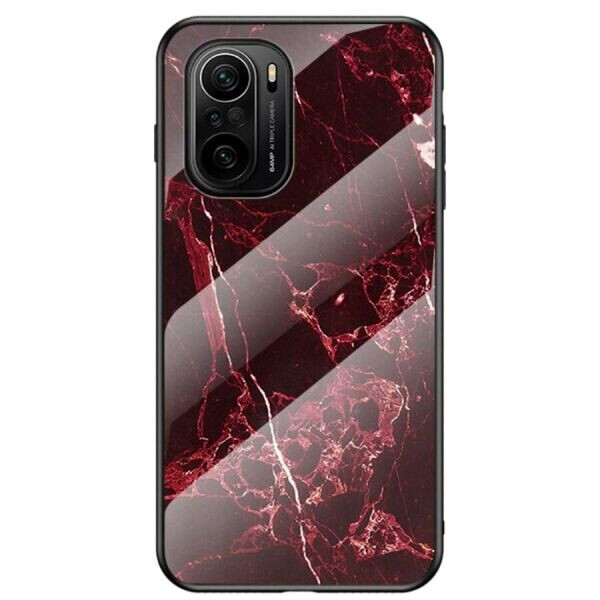

Защитный чехол Deexe Gradient Pattern для Xiaomi Poco F3 / Redmi K40 / Redmi K40 Pro / Mi 11i - Red