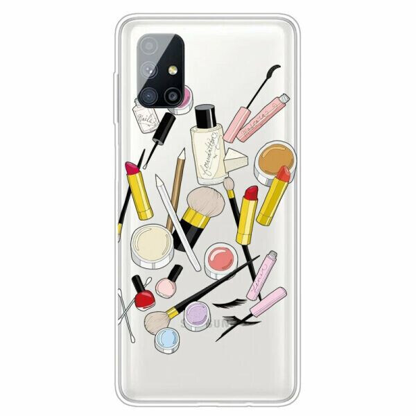 

Силиконовый (TPU) чехол Deexe Pretty Glossy для Samsung Galaxy M51 (M515) - Makeup